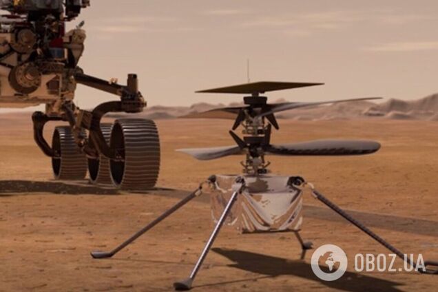 Марсианский вертолет NASA снял на видео неизвестный объект