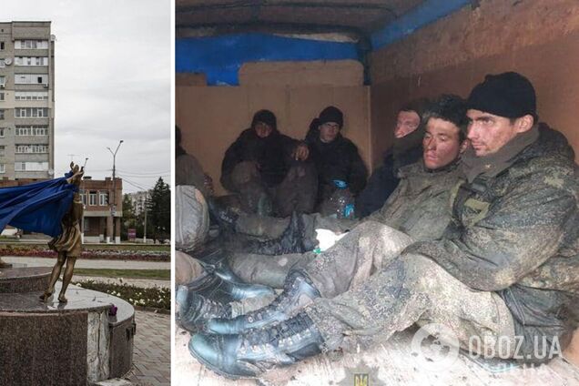 У лісах Харківщини знайшли групу російських окупантів, які переховувалися після контрнаступу ЗСУ. Фото