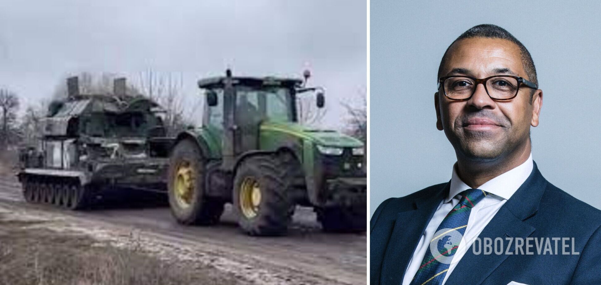 Британія підтримуватиме Україну, поки 'трактор не відтягне останній російський танк', – глава МЗС Клеверлі