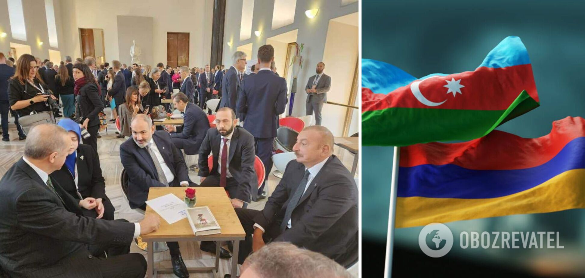 Пашинян вперше зустрівся з Ердоганом і Алієвим: лідери воюючих країн мають намір провести переговори. Фото і відео