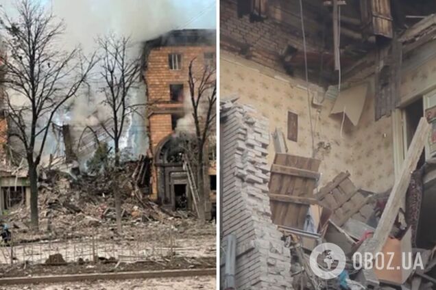 Ракетный удар РФ по Запорожью: в разбитой квартире пенсионеров уцелели только иконы. Видео