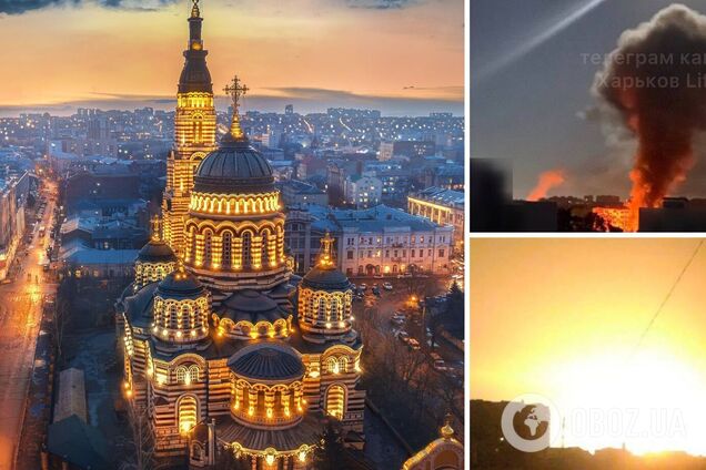 Окупанти вдарили по Харкову з Белгородської області: на місці прильотів почалася пожежа. Фото і відео