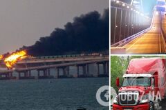 В Росії назвали ім’я водія фури, яка вибухнула на Кримському мосту: власник авто записав відеозвернення 