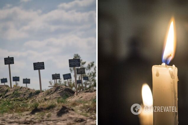 В Святогорске перезахоронили тела гражданских, погибших во время оккупации города. Видео