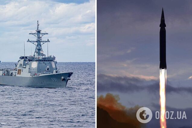 КНДР запустила две баллистические ракеты в сторону Японского моря, где США, Япония и Южная Корея проводили совместные учения