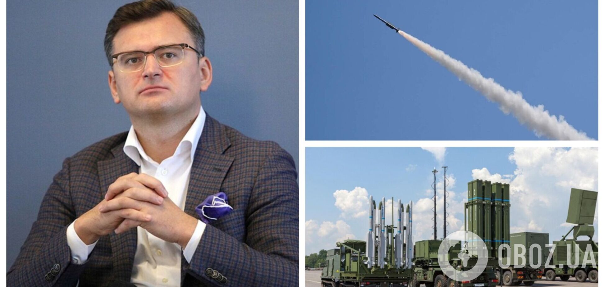Кулеба призвал Запад ускорить поставки средств ПВО после ракетного террора Запорожья