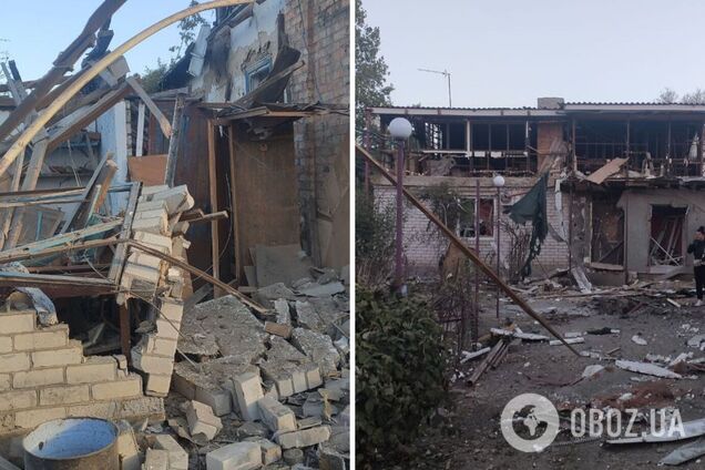 Оккупанты атаковали Никополь иранскими дронами, населенные пункты района снова попали под артобстрелы. Фото