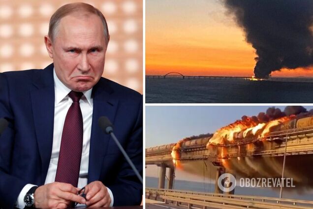 Путін ухвалюватиме поспішні рішення після вибуху Керченського мосту