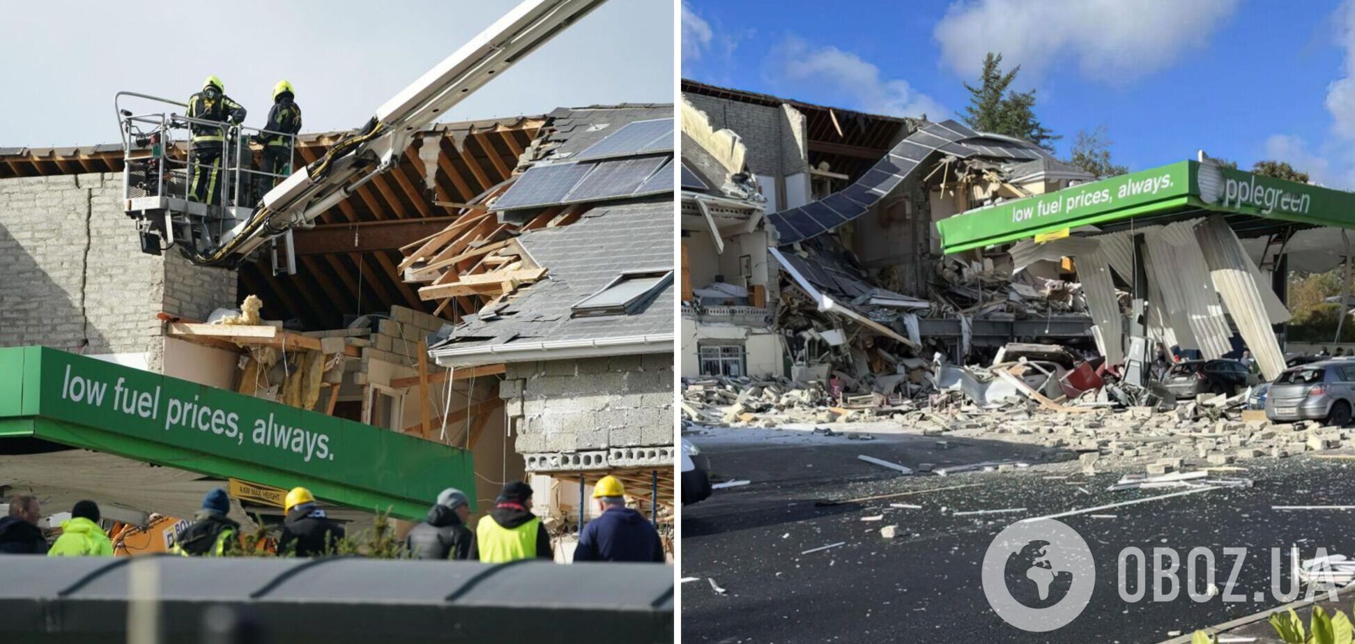 В Ірландії внаслідок вибуху на АЗС загинули 10 людей, ще 8 отримали поранення. Фото