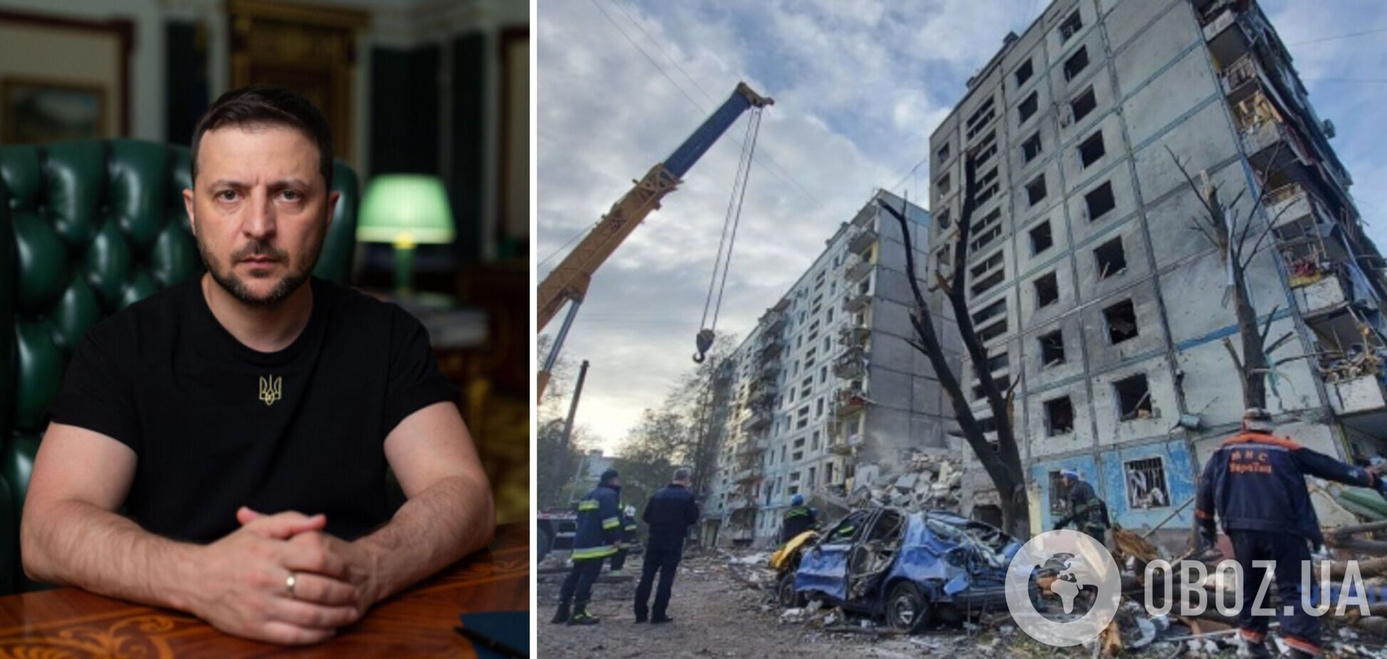'Нелюди и террористы!' Зеленский отреагировал на вражескую ракетную атаку на Запорожье, где погибли 12 человек