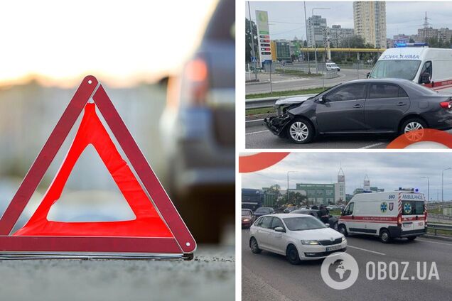 Через ДТП на цій ділянці дороги утворився затор