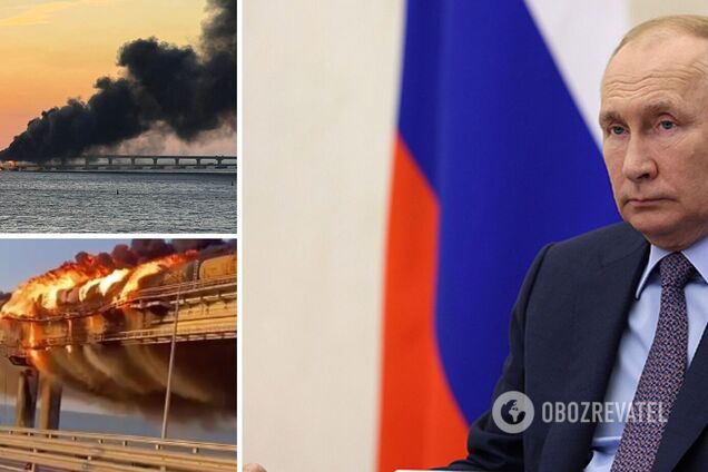 Путин впервые прокомментировал взрывы на Крымском мосту