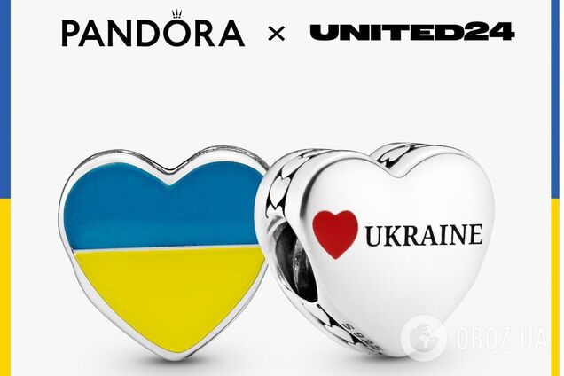 'Любов до України' від Pandora працює на перемогу: у співпраці з UNITED24 бренд збирає кошти на медичні потреби фронту й тилу