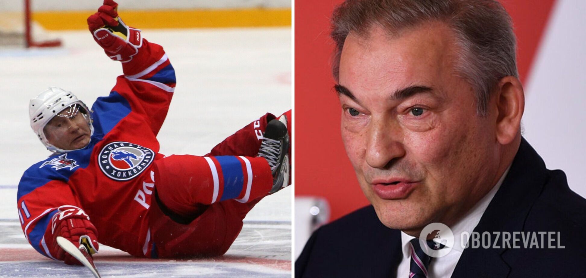 Чемпіон ОІ з РФ назвав російський хокей сильним, тому що в нього грає Путін
