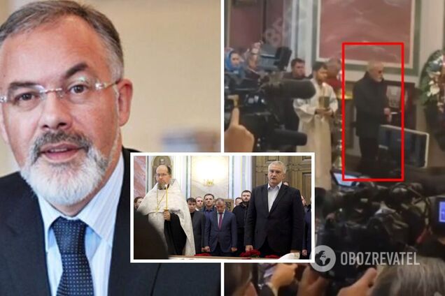 На похоронах Стремоусова в Крыму засветился экс-министр Табачник. Фотофакт