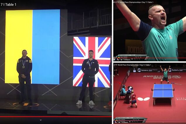 Украинец выиграл чемпионат мира по настольному теннису среди паралимпийцев