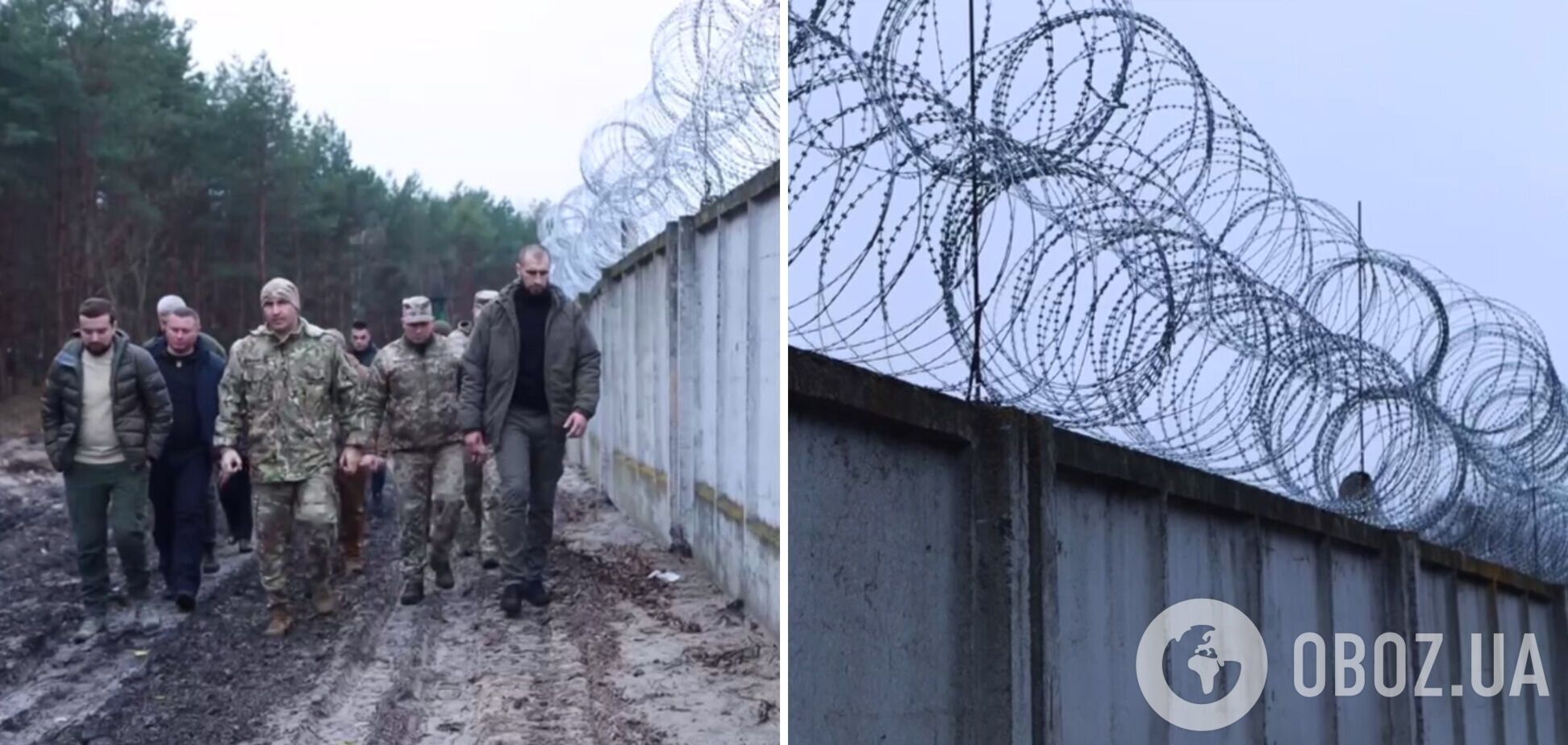 У Зеленського показали, як будується стіна на кордоні з Білоруссю: відео