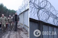 У Зеленского показали, как строится стена на границе с Беларусью: видео