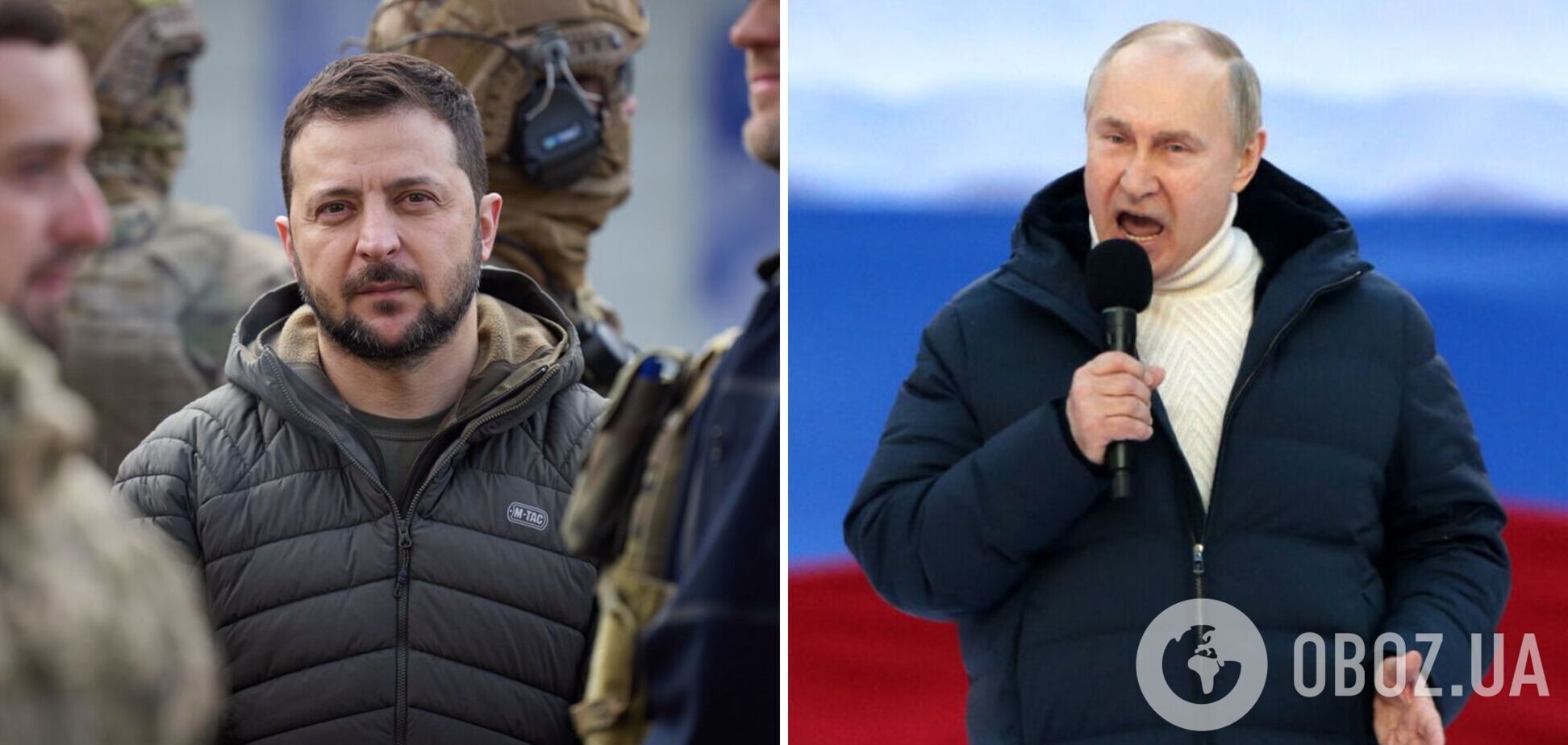 Сразу видно, кто со своим народом: Зеленский приехал в Херсон в куртке за $237, а Путин вышел к россиянам в пуховике за $12 000
