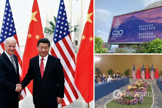 Потиснули один одному руки: Байден вперше зустрівся із Сі Цзіньпіном як президент США. Відео