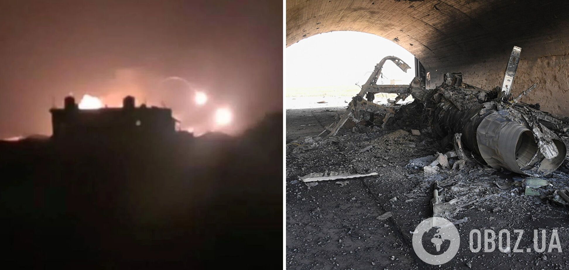 Израиль нанес ракетный удар по авиабазе 'Шайрат' в Сирии