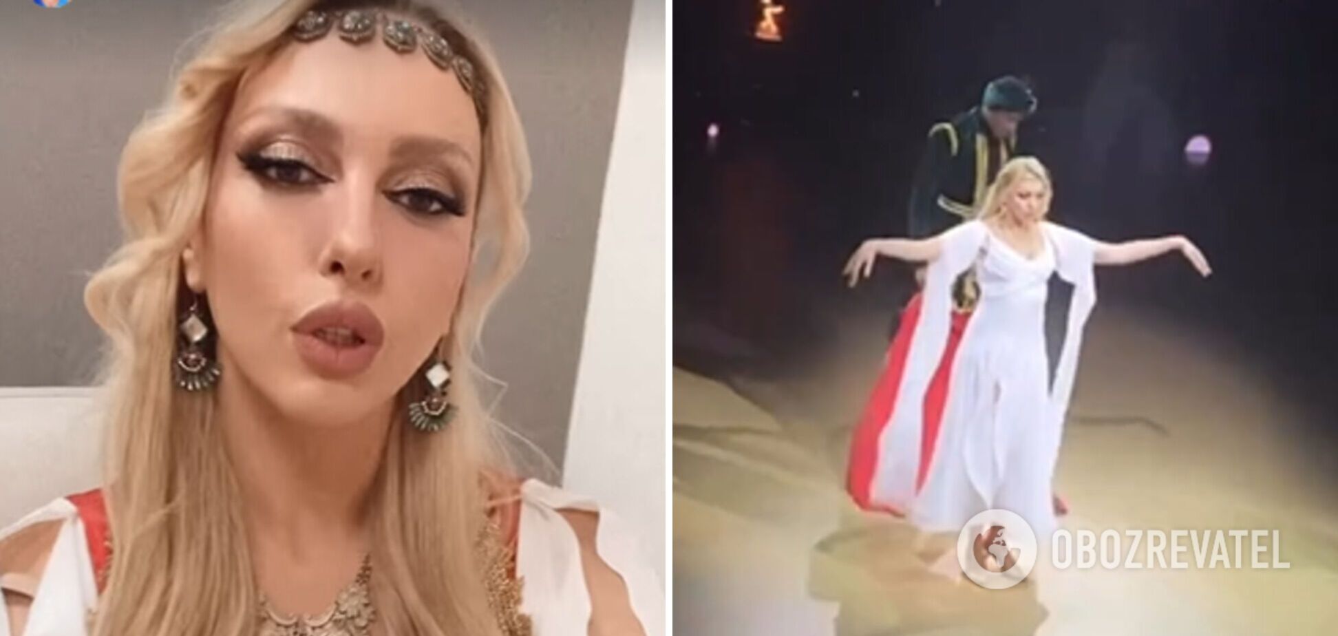 Полякова перевтілилася в Роксолану на грузинських 'Танцях' і згадала звільнення Херсона: пара отримала одну з найвищих оцінок