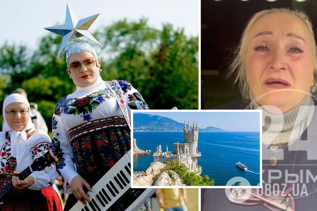 В Ялте люди зажигали под хит Сердючки 'Ще не вмерла Україна, если мы гуляем так': оккупанты заставили извиниться 'диджея'