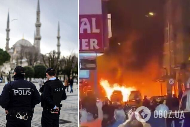 В Стамбуле новый теракт, взорвался заминированный автомобиль. Видео