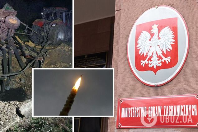 У Польщі впала ракета російського виробництва, посла РФ викликали для надання пояснень