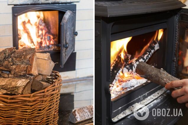 Під час відключень світла багато українців топлять дровами