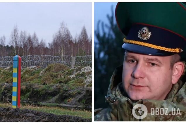 'Суцільна огорожа': силовик Лукашенка показав, як Україна укріплює свій кордон, і заявив, що білоруси 'стежать'. Відео