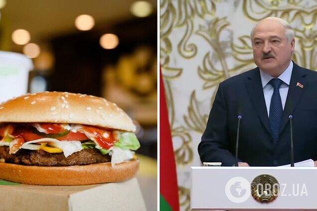 'У нас что, булочку не могут пополам разрезать?' Лукашенко обрадовался, что из Беларуси уходит McDonald's. Видео