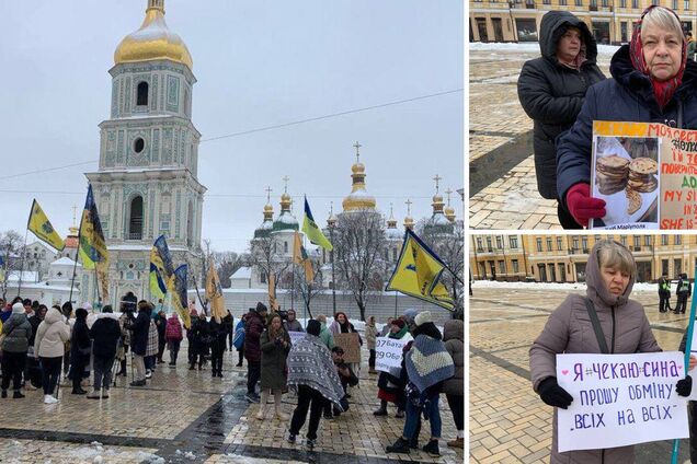 У Києві пройшла акція до півріччя виходу бійців з 'Азовсталі'