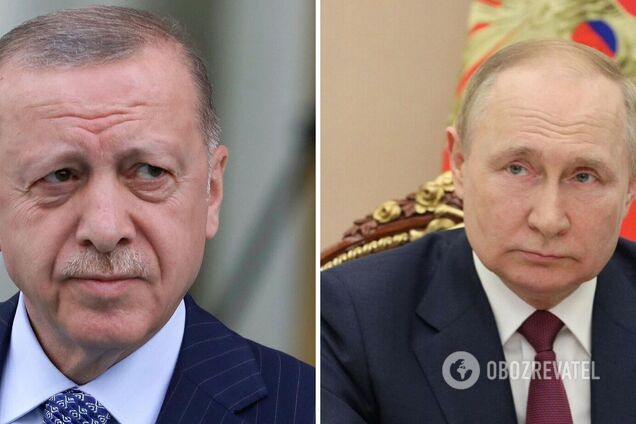 Ердоган заявив, що Путін виступає за 'якнайшвидше закінчення війни', і запевнив, що Росії можна довіряти