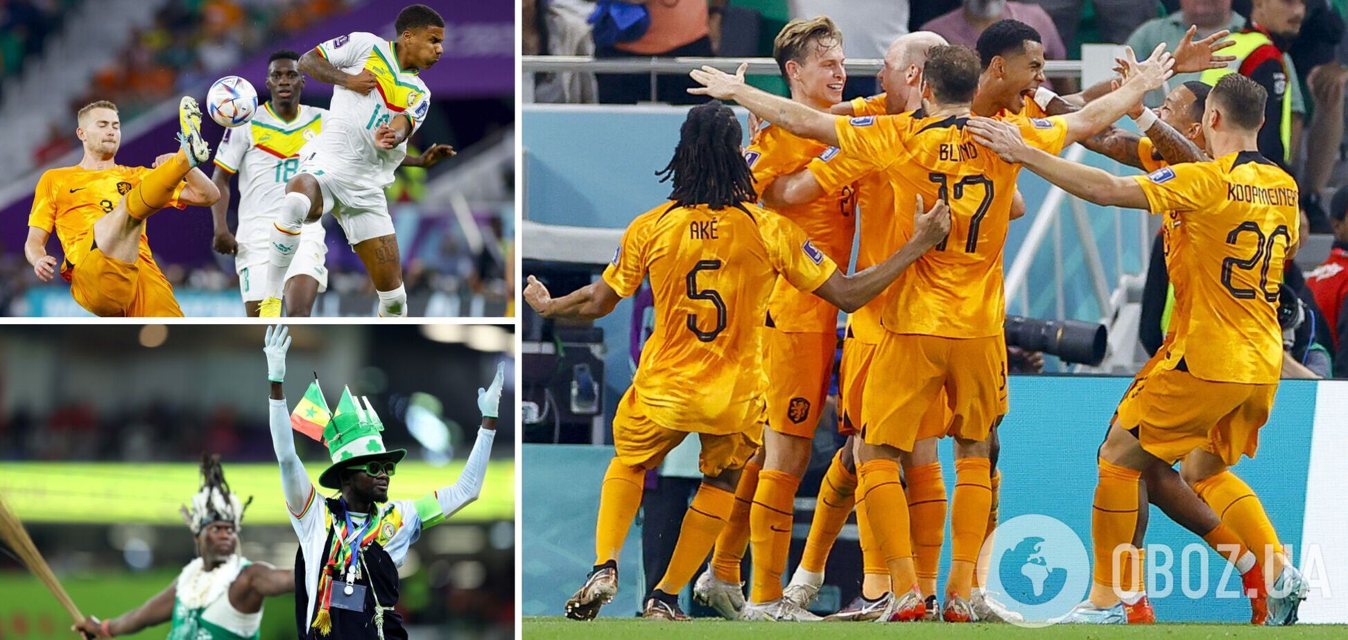 Шаманы подвели: Нидерланды с трудом обыграли лучшую команду Африки на ЧМ-2022