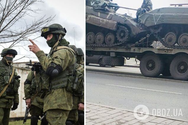 Окупанти перекинули через Маріуполь у бік Запоріжжя велику колону танків і живої сили: супроводжував літак. Фото