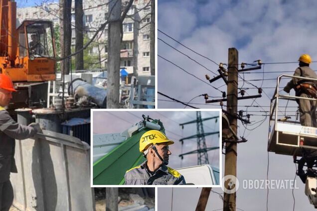 Энергетики в режиме 24/7 возобновляют электроснабжение в пострадавших регионах