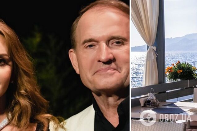 Медведчука и Марченко заметили в оккупированном Крыму: ужинали в кафе на набережной Ялты. Видео