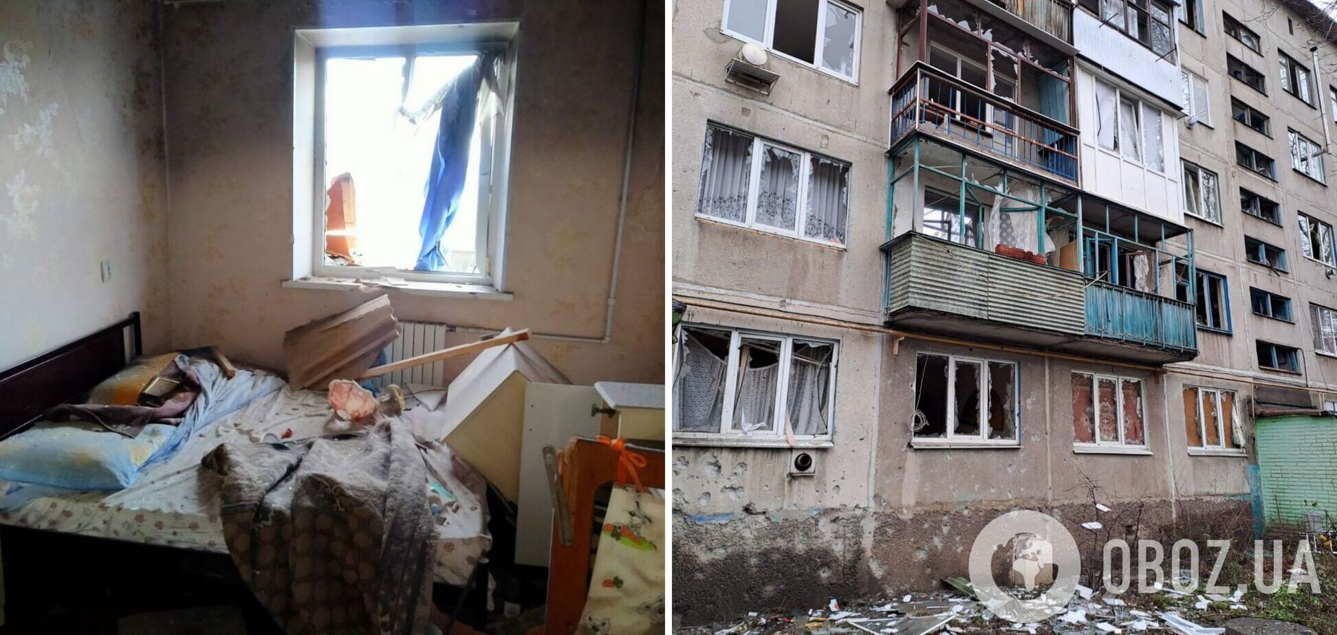 Оккупанты ударили по Торецку и Часову Яру, есть прилет в многоэтажку: ранены два человека. Фото