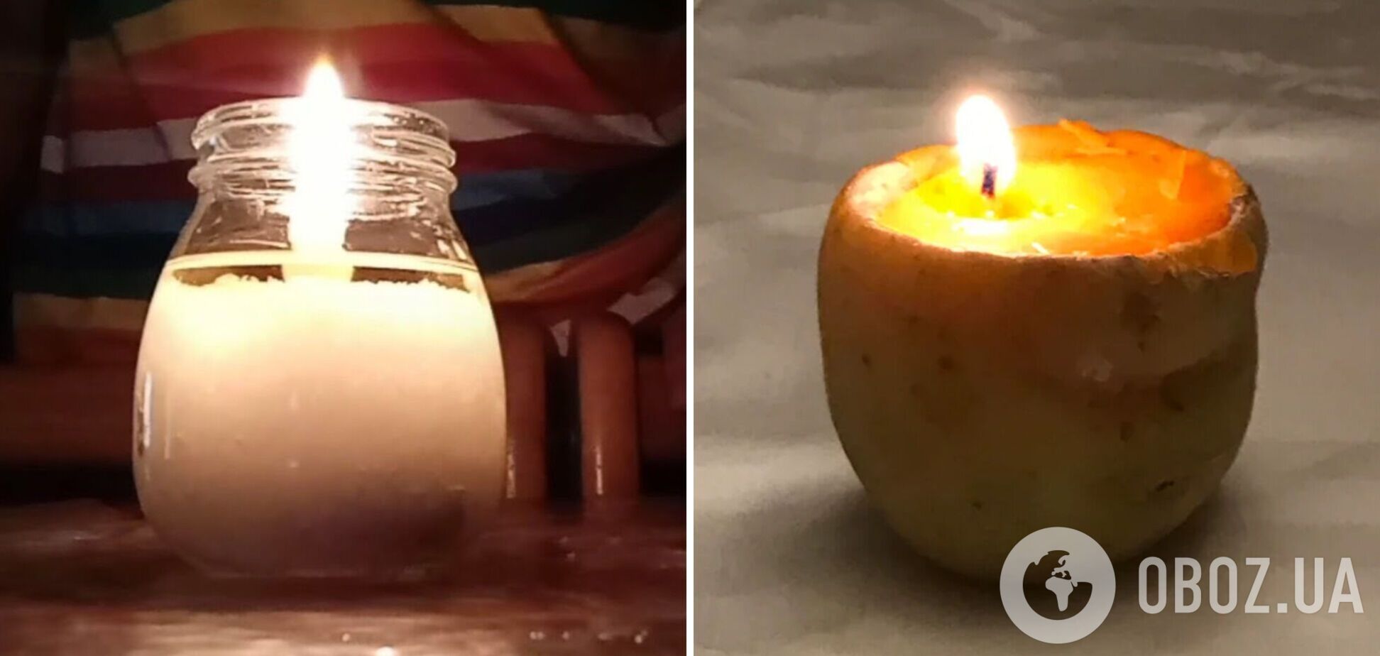 Як власноруч зробити свічку без воску: компоненти є на кожній кухні