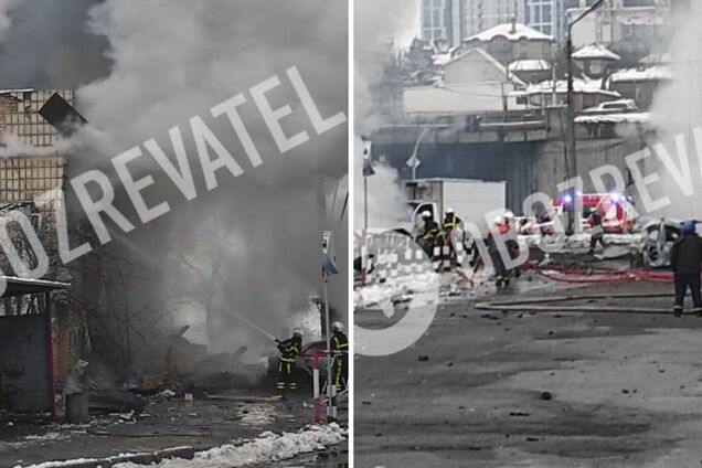 Російська ракета влучила в двоповерхову будівлю в Києві: з’явилися ексклюзивні фото та відео з місця смертельного удару