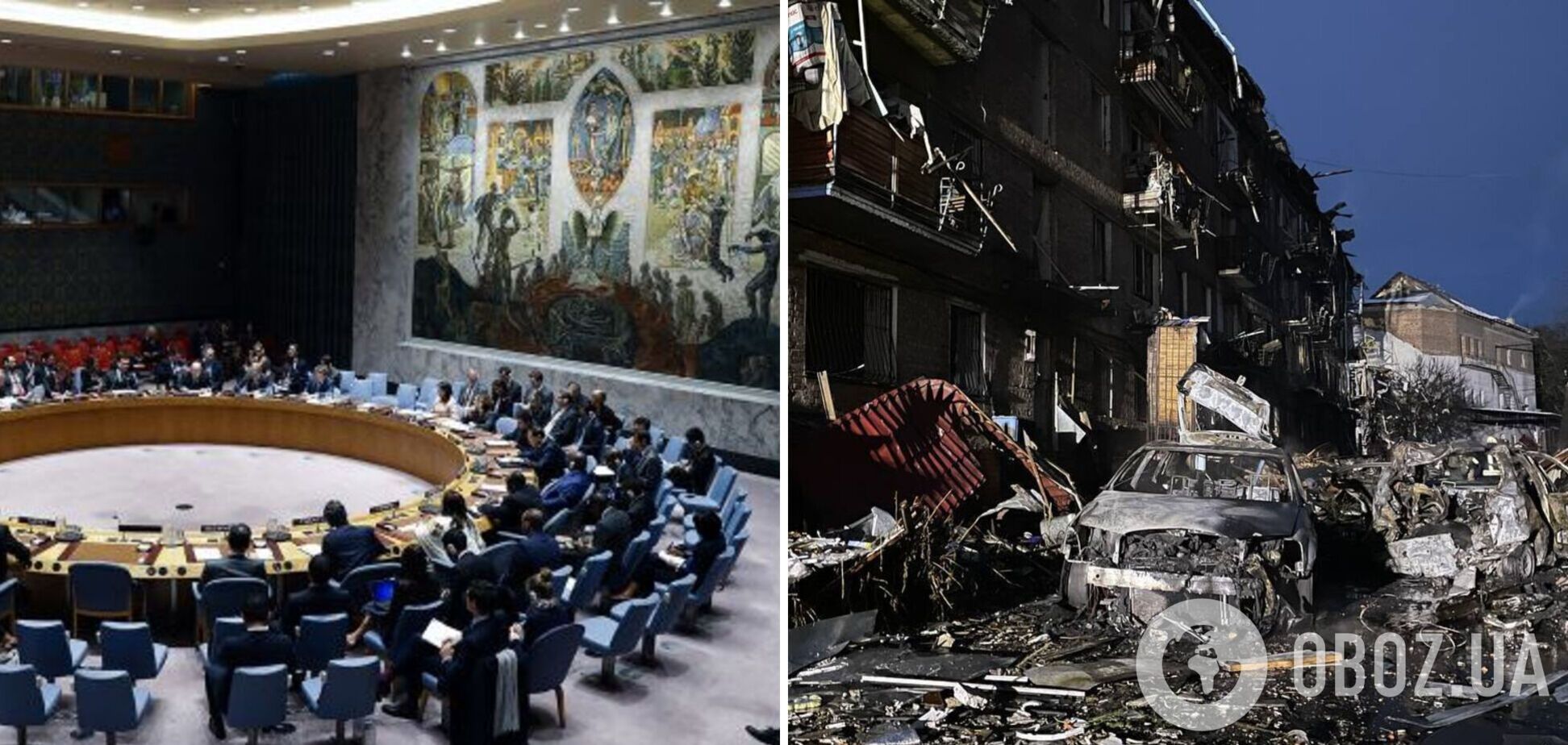 Рада безпеки ООН провела термінове засідання через ракетний терор РФ по Україні. Відео