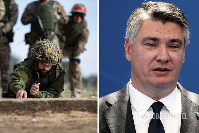 Зоран Міланович не захотів, щоб Хорватія допомагала навчати солдатів ЗСУ