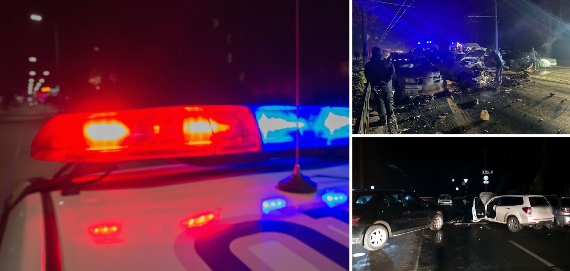 Столкнулось три легковых автомобиля