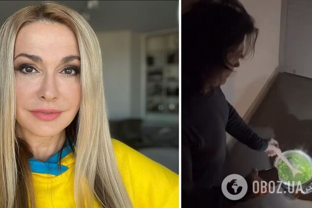 Ольга Сумська показала, як готувала з чоловіком вечерю під час блекауту. Відео