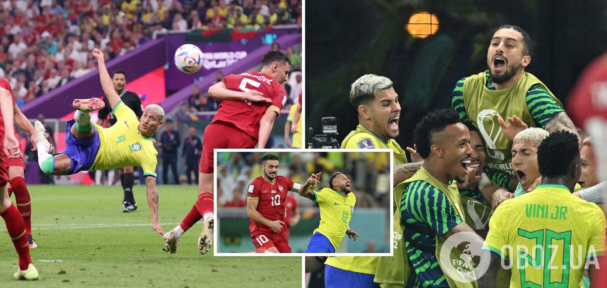 'Братьев' России поставили на место на ЧМ-2022: Бразилия переиграла Сербию, чудом спасшуюся от разгрома
