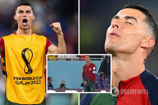 Роналду прямо во время матча ЧМ-2022 что-то съел, достав из трусов: СМИ дали ответ