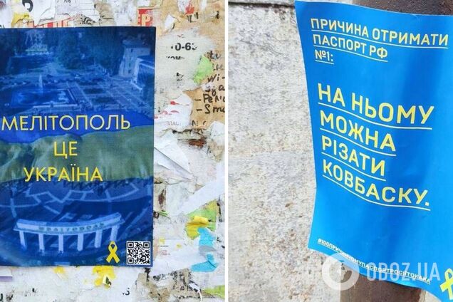 'На нем можно резать колбаску': в оккупированном Мелитополе высмеяли 'достоинства' российского паспорта. Фото