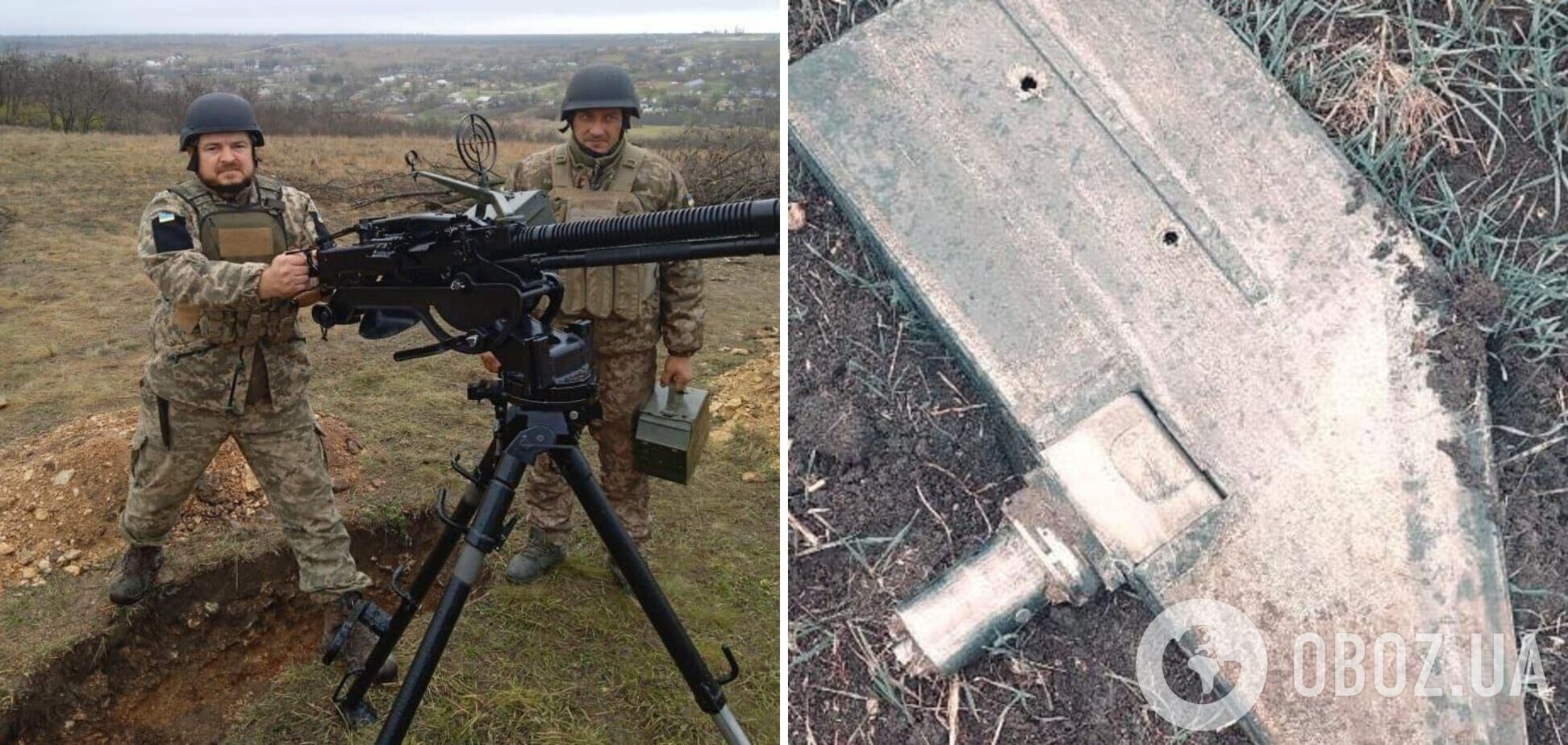 Воины ВСУ сбили вражескую ракету С-300 с помощью пулемета: ее корпус 'прошили' пулями. Фото