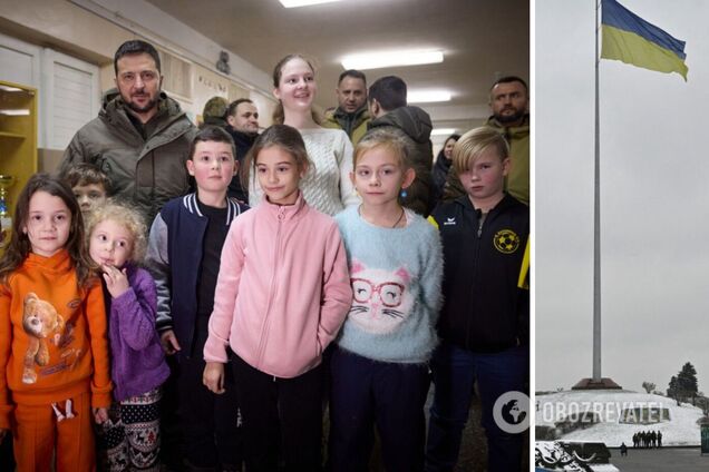 'Господин президент, когда Украина победит?' Мальчик из Вышгорода тронул вопросом к Зеленскому в 'пункте несокрушимости'. Видео